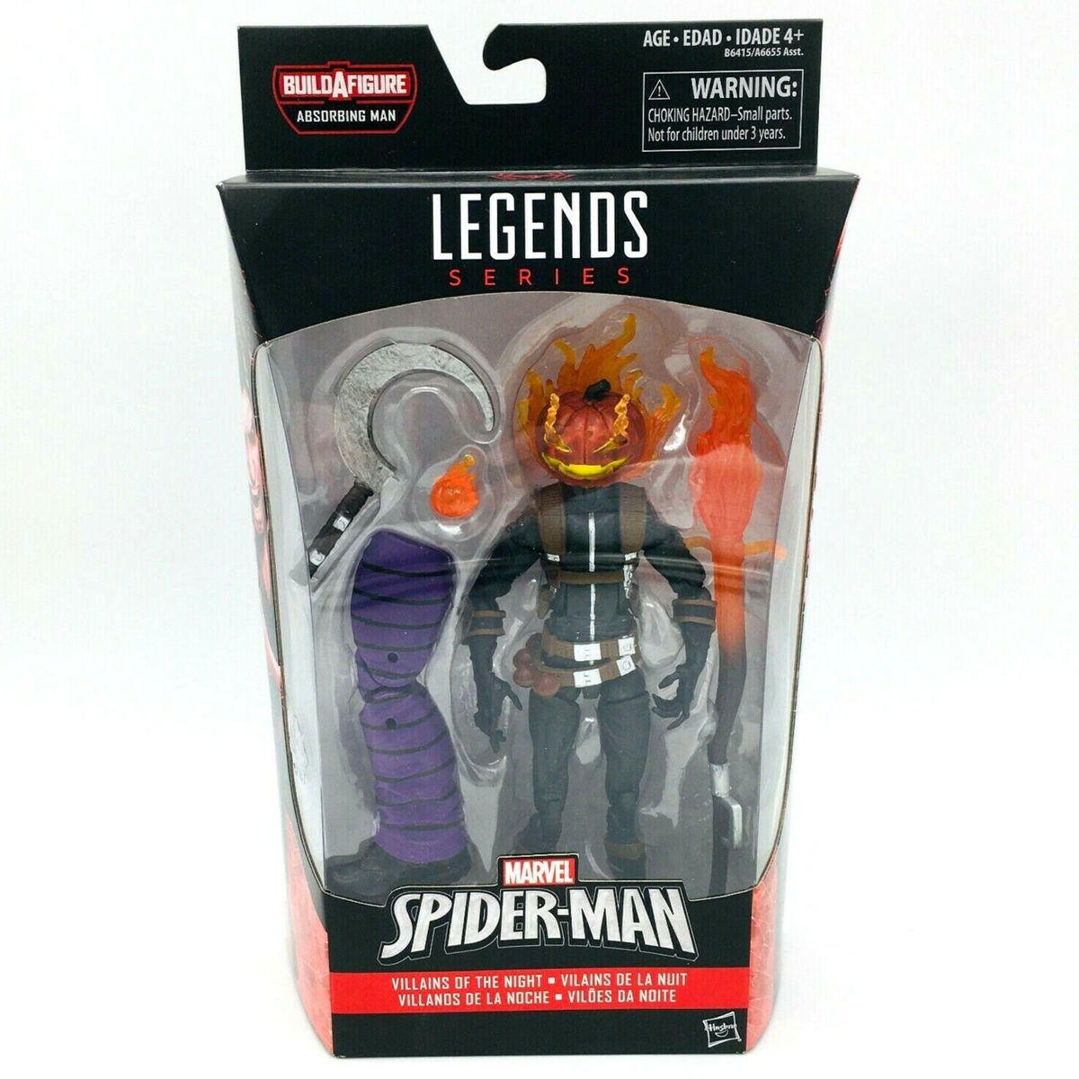 Marvel Legends Spider-Man JACK O'LANTERN Absorbing Man Build-A