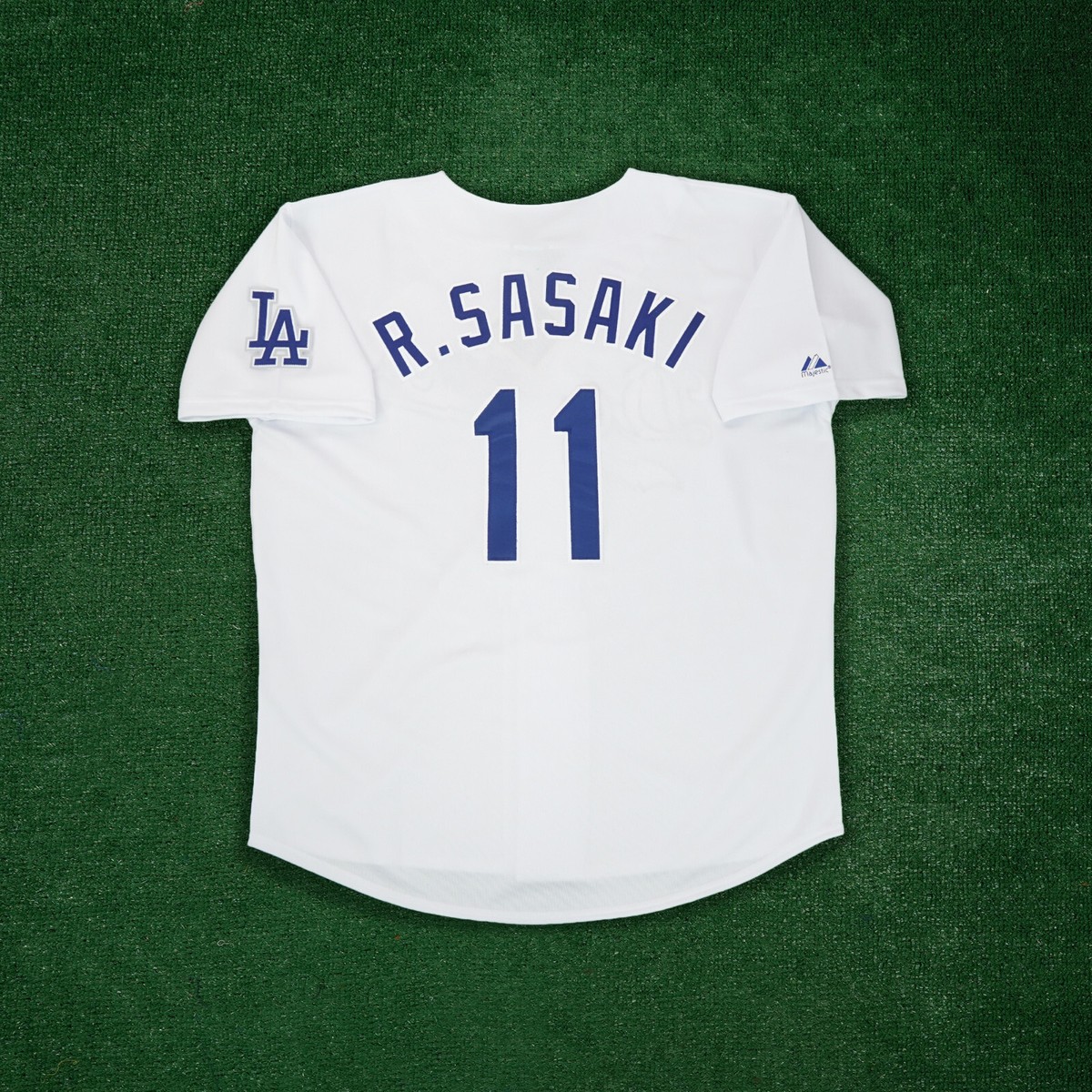 Roki Sasaki Los Angeles Dodgers Cooperstown Throwback Home White