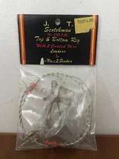 Jeros Tackle JT Scotchman Top & Bottom Rig w/ 2 Coated Wire Leaders No. 2 Sinker