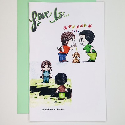 Love Is Greeting Card by Kim Casali (I'm Sorry, Apology Card, Thinking of you)
