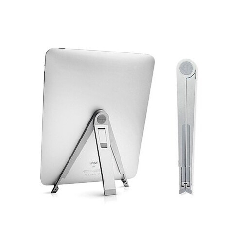 Desktop Holder Stand Fold-up Aluminum Travel Portable Dock for Tablets - 第 3/7 張圖片