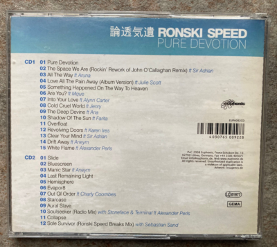 Ronski Speed Pure Devotion CD Album x2 disc | eBay UK