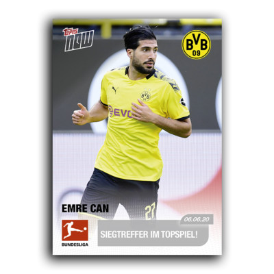 Topps NOW Bundesliga 2019-20 - Card 168 - Emre Can - Borussia Dortmund