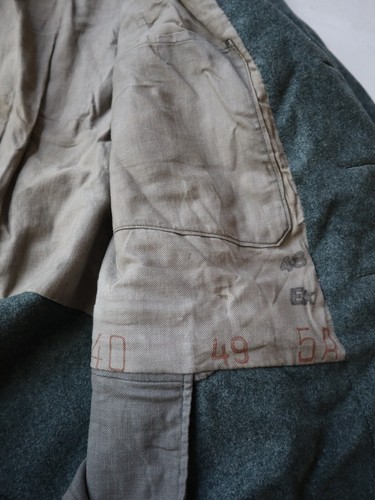 Vintage 30s 40s Swiss Army Medic Jacket Wool Military Pea Coat Rare - Picture 5 of 8