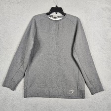 GYMSHARK Men s Dark Gray Pull-over Sweatshirt Size M