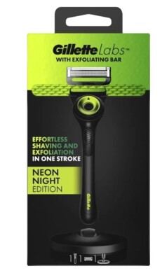 Gillette Labs mit Peelingbar Neon Night Edition Neu