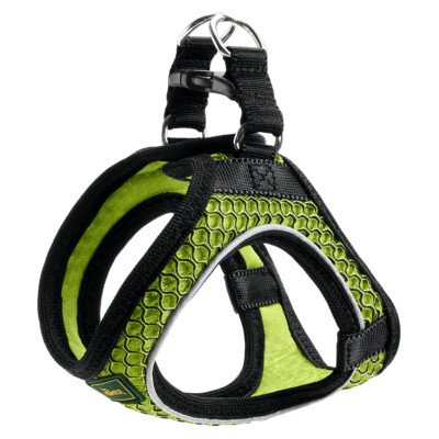 Hunter Hilo Comfort Geschirr Limette für Hunde, atmungsaktiv & leicht, 3D-Mesh
