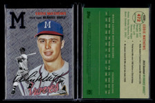 2023 Topps Platinum Anniversary Topps Refractor Eddie Mathews /499