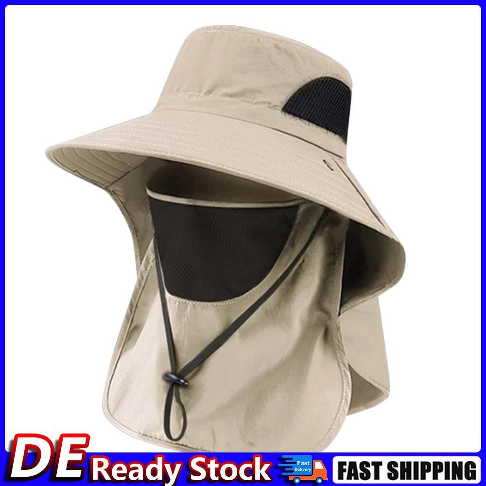 APL Cappello da Pesca Outdoor Visiera Cappello da Pescatore Tesa Larga per Campeggio Escursionismo (Cachi