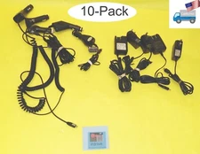 10-Pack: 5V 12V Mini & Micro USB Power Adapter & Car Charger Connector Cables