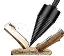 Punta Spaccalegna per Trapano 40mm Vite Conica Gradini 3 Manici Taglia Legno 