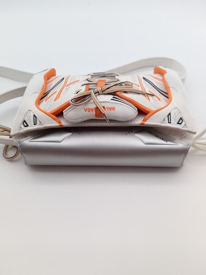 Balenciaga Sneaker Head Shoulder Bag White Orange | eBay