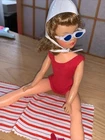 VINTAG IDEAL  TAMMY DOLL with Swimsuit Beach Outfit.