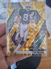 2025 Panini Mosaic #139 Tim Brown Mosaic Reactive Yellow