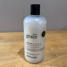 Philosophy Pure Grace Hydrating Shower Gel Shampoo Bubble Bath 16oz New