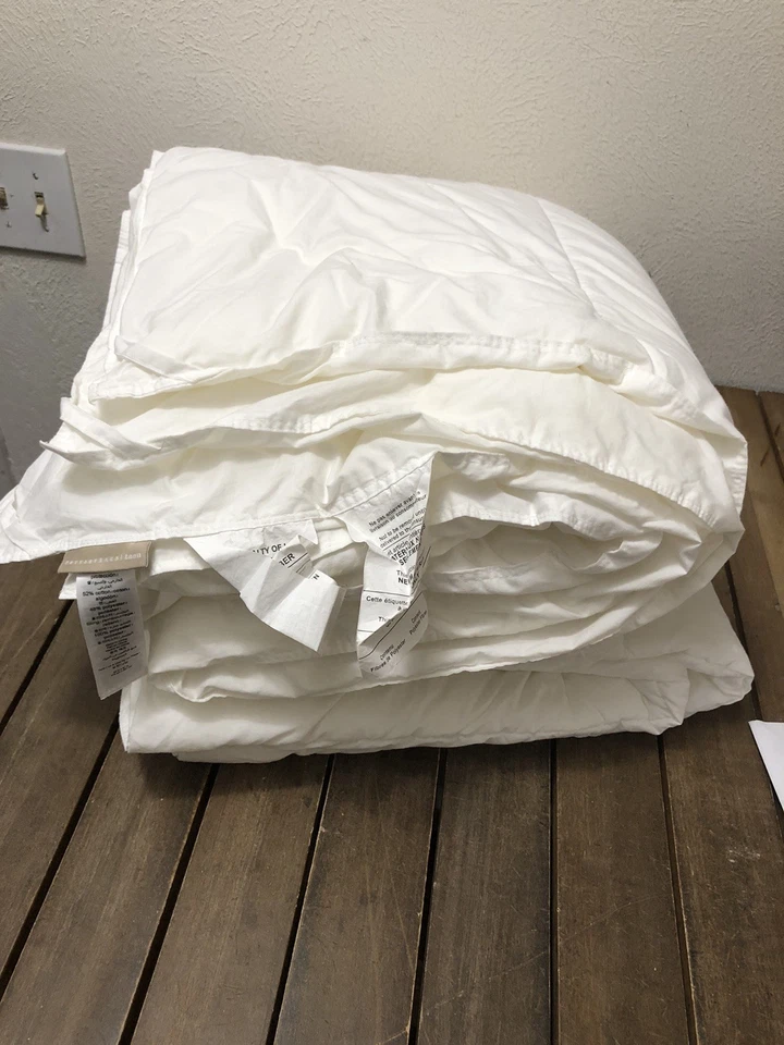 Pottery Barn Teen Essential Duvet Insert Lightweight Twin 68x91” White NWOT - Image 3 of 4