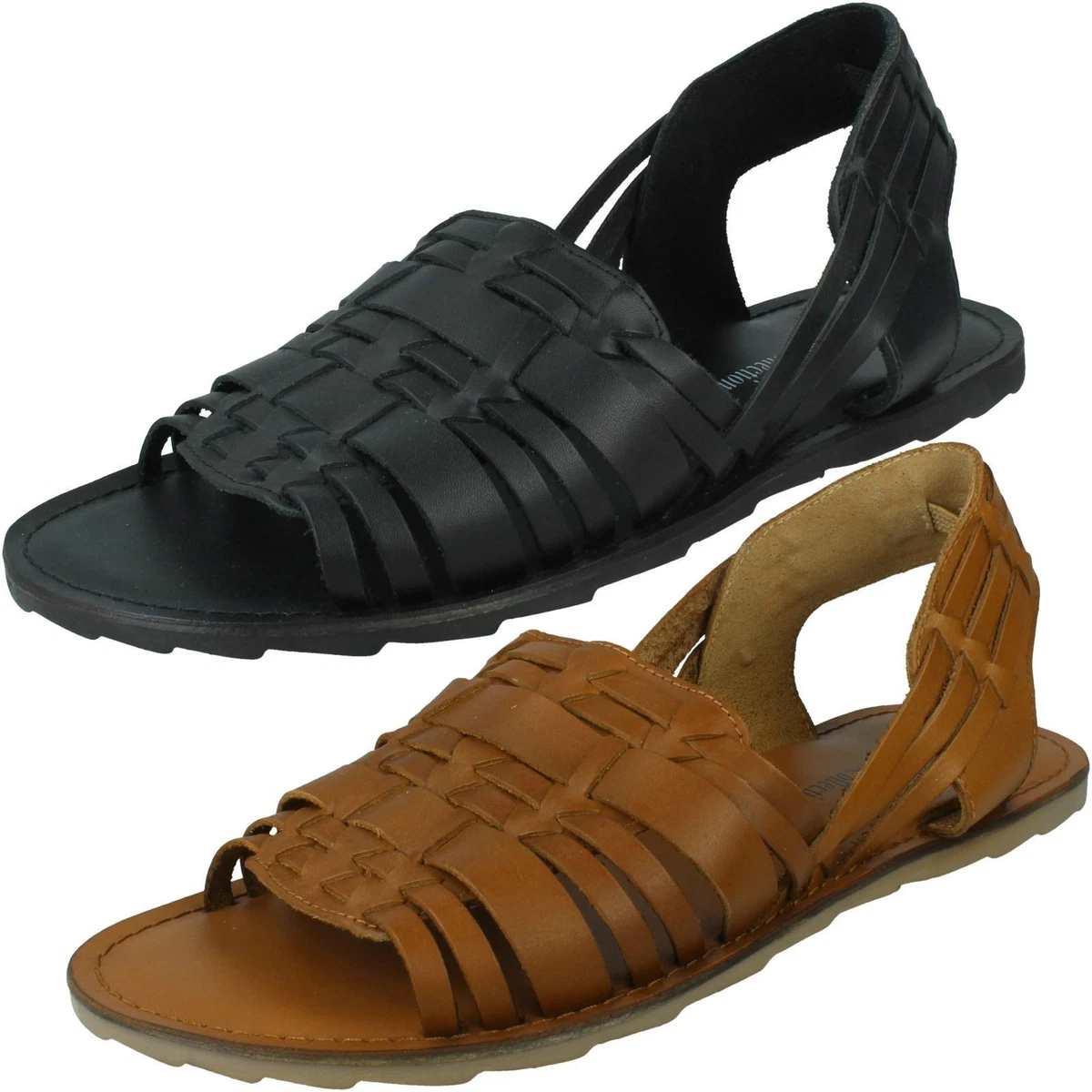 Sandales Homme En Cuir Faites à La Main En Italie - Modèle Spartacus Brun