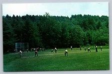 Camp Notre Dame Barry Field Baseball Postcard Spofford NH Vintage