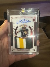 Panini National Treasures Matthew Golden Greenbay Rookie Patch On Card Auto  /5