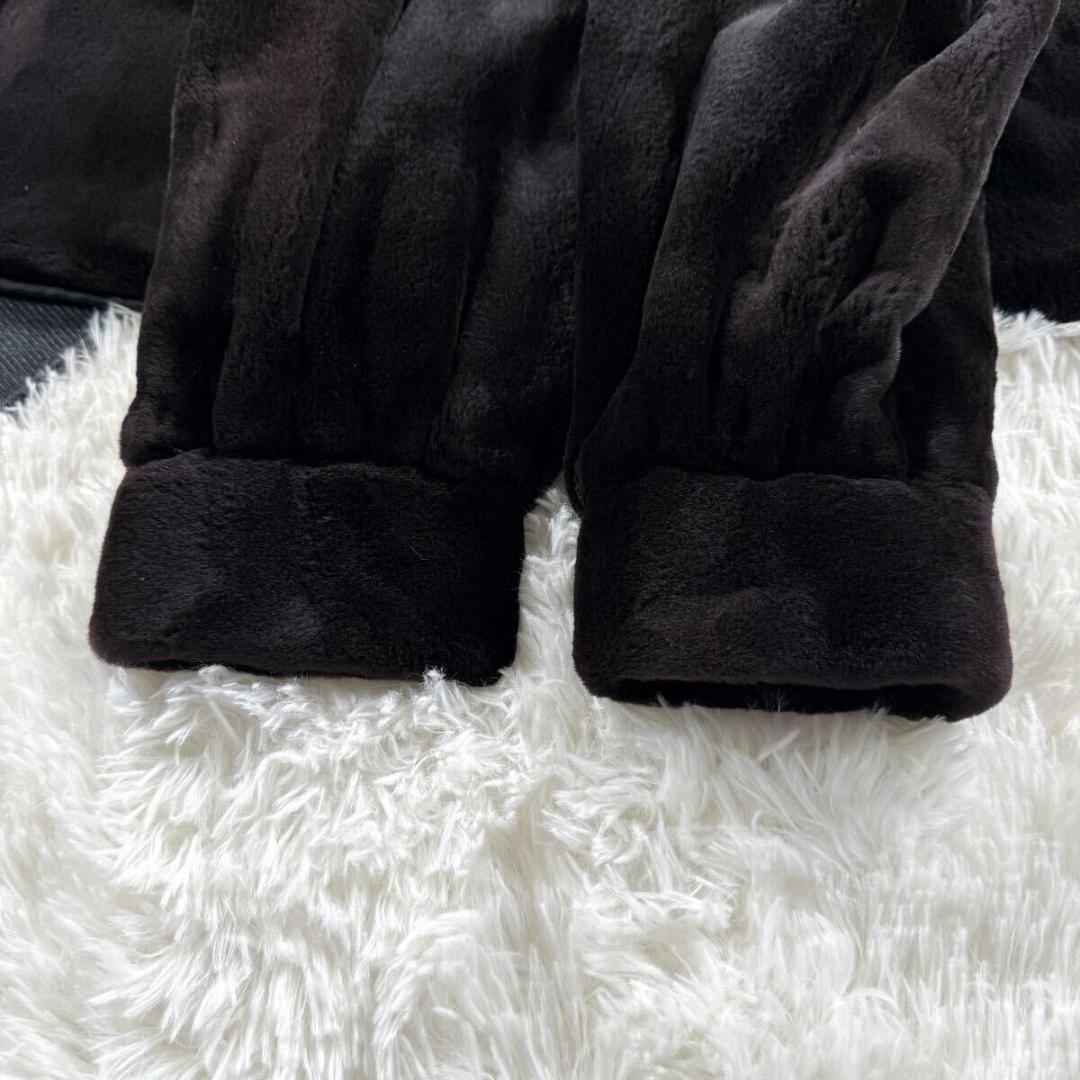 VALENTINO Saga Mink Shared Coat Size F/US:S Equivalent Fur Coat 146727K Authen thumbnail 6