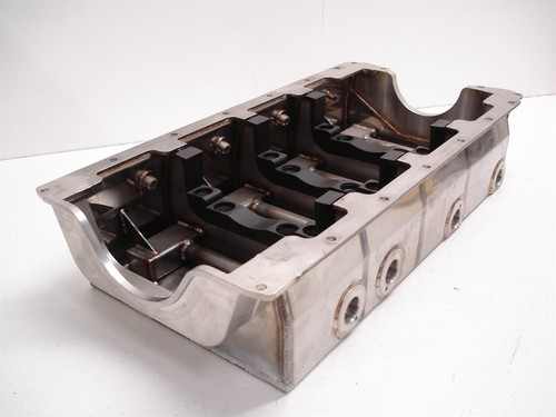 NASCAR TOYOTA RACING DEVELOPMENT MOROSO STAINLESS STEEL DRY SUMP ENGINE OIL PAN - Foto 2 di 19