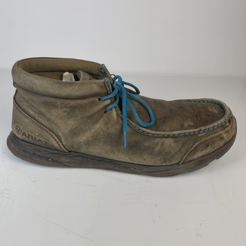 Ariat Spitfire Mens Size 14D Western Boot Brown Blue Shoes Style 10021690 - Picture 5 of 16