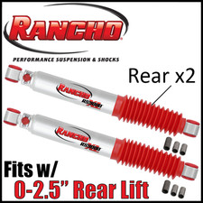 Rancho Rs9000xl Rear Gas Shocks Pair Fit 1987-95 Nissan Pathfinder W0-2.5 Lift