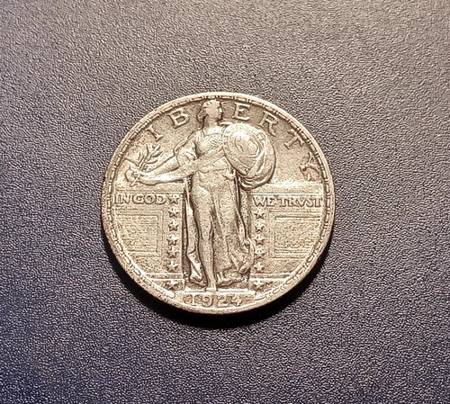 Nice AU  1924-P Standing Liberty Quarter