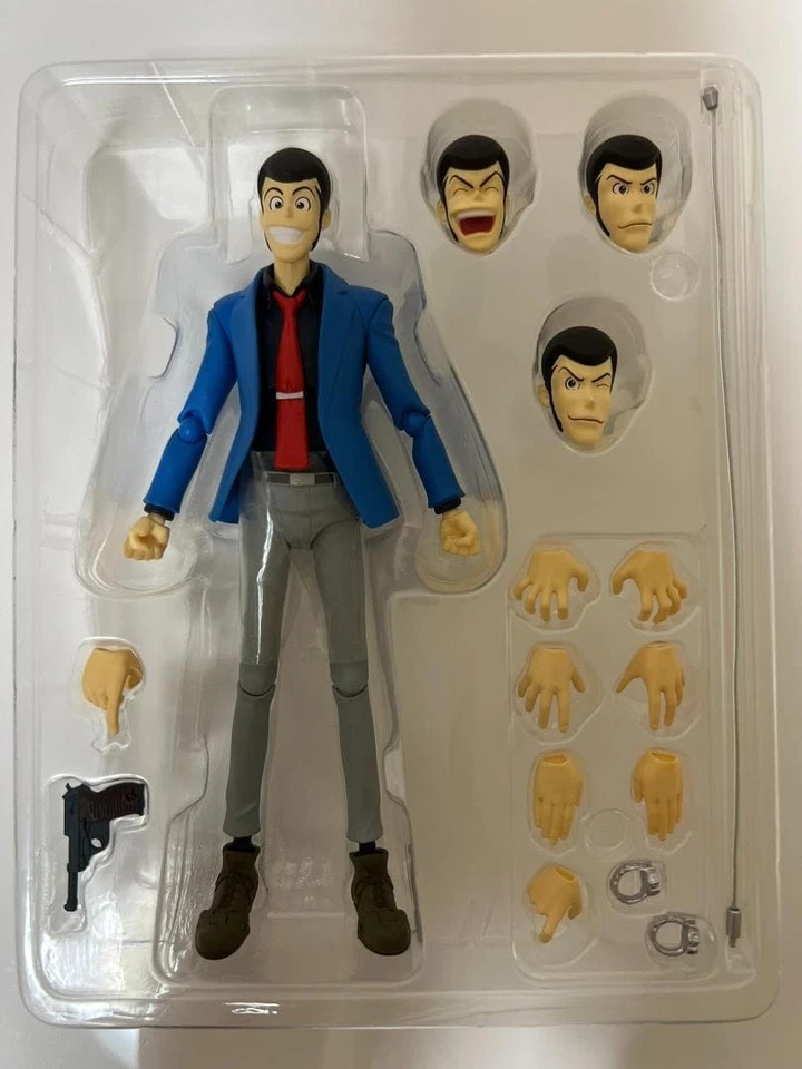 S.H.Figuarts Lupin the Third Lupin III Action Figure Bandai Japan Used - Image 2 of 4