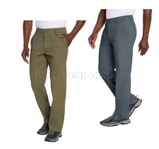 NEW! MEN'S EDDIE BAUER ACTIVE FIT TECH CHINO PANT! DWR WATER RESISTANT! VARIETY!