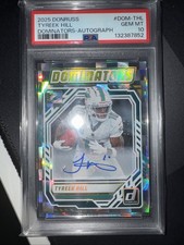 Tyreek Hill Dominators Auto /49 PSA 10 POP 1