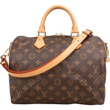 Louis Vuitton Monogram Canvas Speedy 30 Bando...