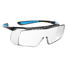 JSP Stealth Coverlite Overspec Clear Safety Glasses KN Anti-Scratch Mist