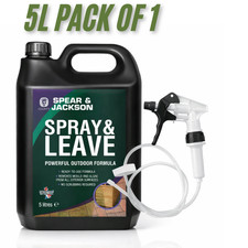 Spear and Jackson Spray and Leave 5L Ready to Use formula  Long Hose Trigger 5L