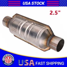 2.5“ Universal Catalytic Converter w/O2 Port Cat Converter High Flow Performance