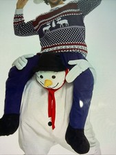 Snowman Costume Ride On Christmas Costume Give The Impression You Being Carried