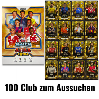 Topps Match Attax Extra 25/26 Champions League 2025/26 100 Club zum Aussuchen