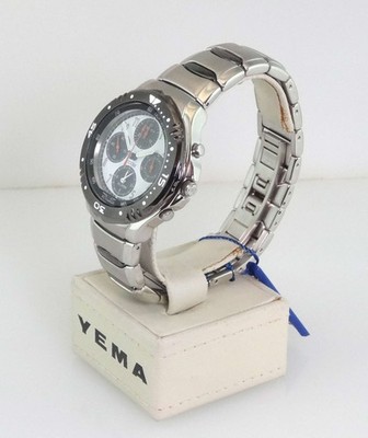 YEMA BY SEIKO YM 227 Men's FLYGRAF Two-tone Alarm-Chronograph