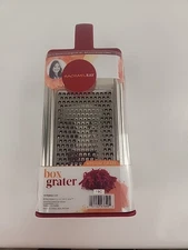 Rachael Ray Tools and Gadgets Stainless Steel Box Grater for Vegetables, Chocola