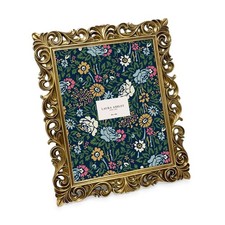 8x10 Gold Vintage Inspired Resin Scroll Design Picture Frame with Thin Border...