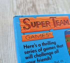 Super Team Games Nintendo NES Authentic Complete CIB Box Manual Cart