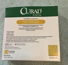 Curad CUR253440 Xeroform Petrolatum Dressing - Box of 25