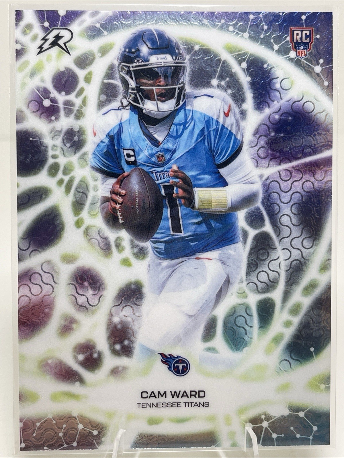 Cam Ward 2025 Topps Resurgence RC Protonyx PT-1 Titans Rookie
