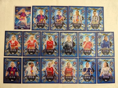 Match Attax 25/26 Queens of Europe Set Full Alle 17 Karten Champions League 2025