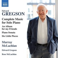 Audio Cd - Edward Gregson - Complete Music For Solo Piano - Naxos -D- Neu