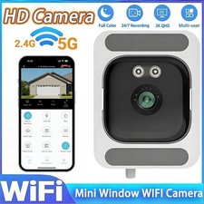 Window Camera 3MP Full-Color Night Vision 2.4/5GHz Wi-Fi Indoor