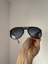 Image of Persol 3235-S Sunglasses Tortoise Brown Frame Blue Tinted Lens 145mm