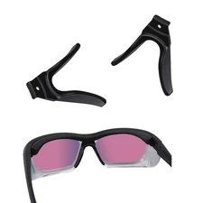 Replacement Silicon Nose Pads for OnGuard OG225S 57mm Sunglasses Black