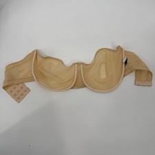 Vintage Christian Dior Intimates Strapless Bra Beige Size 36D Style 927