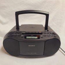 FULLY WORKS - SONY CFD-S70 Boom Box Radio CD Cassette AM/FM Player Tape Recorder